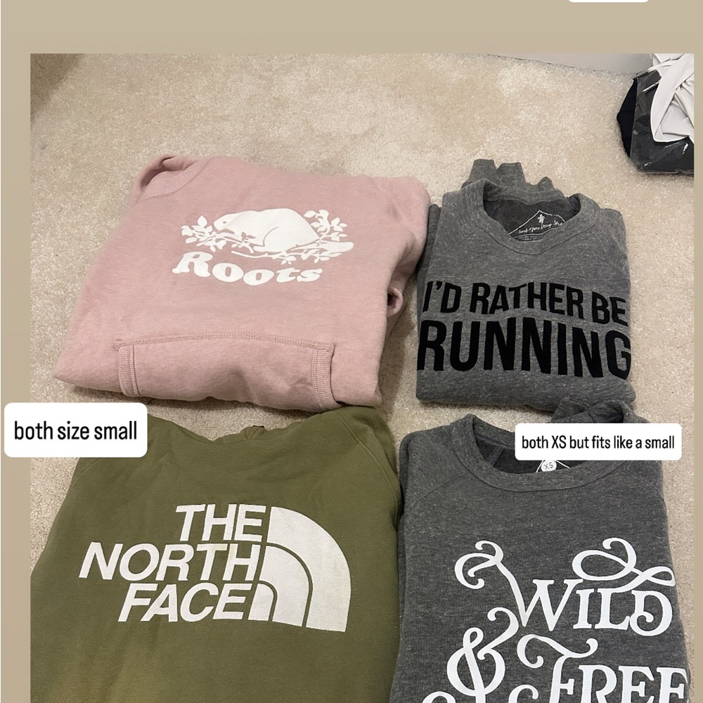 Roots Pink Sweatshirt Hoodie Casual Wear